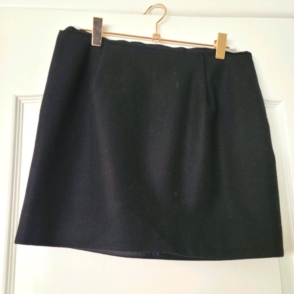 J. Crew felt mini skirt